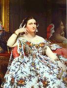 Jean Auguste Dominique Ingres Portrait of Madame Moitessier Sitting. Spain oil painting artist